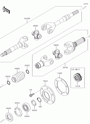 Drive Shaft-Rear