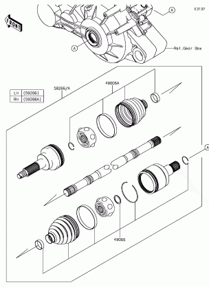 Drive Shaft-Rear