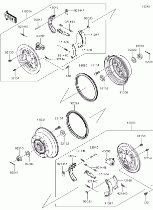 Rear Hubs / Brakes