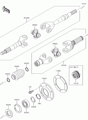 Drive Shaft-Rear