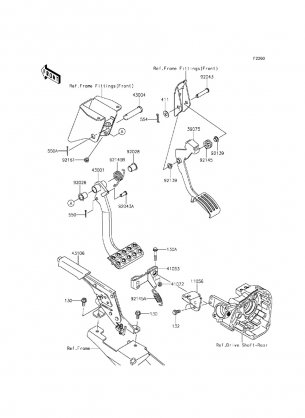 Brake Pedal / Throttle Lever