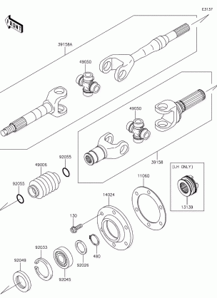 Drive Shaft-Rear