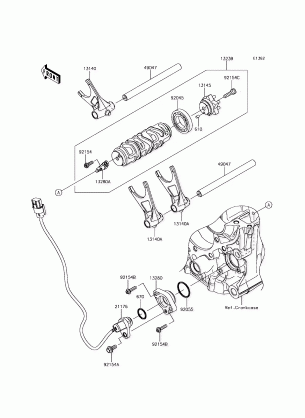 Gear Change Drum / Shift Fork(s)