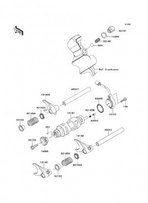 Gear Change Drum / Shift Fork(s)