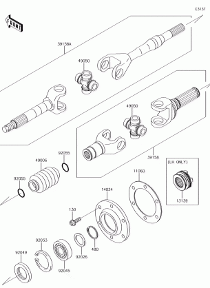 Drive Shaft-Rear