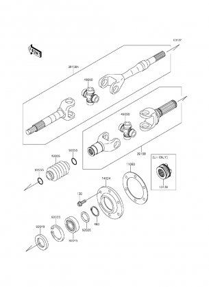 Drive Shaft-Rear