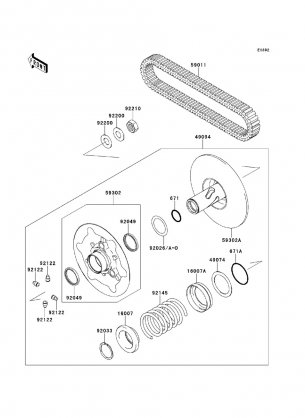 Driven Converter / Drive Belt