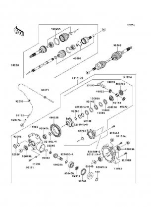 Drive Shaft-Front(JK1AFEA1 9B547192-)