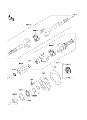 Drive Shaft-Rear