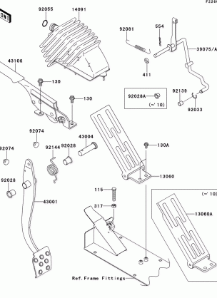 Brake Pedal / Throttle Lever