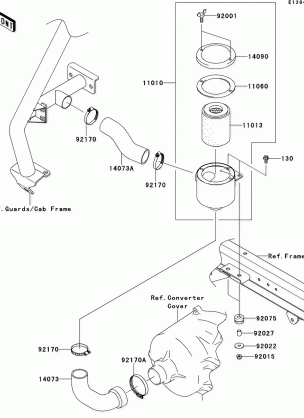 Air Cleaner-Belt Converter(S9F / SAF)