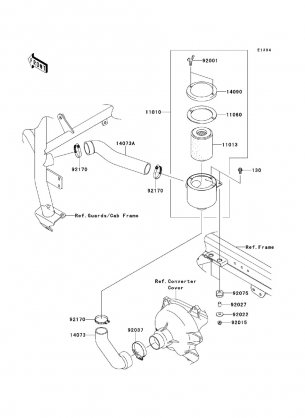 Air Cleaner-Belt Converter(F9F / FAF)