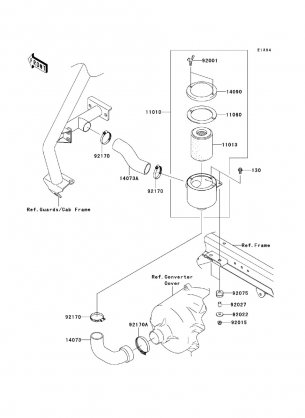 Air Cleaner-Belt Converter(R9F-RAFA)