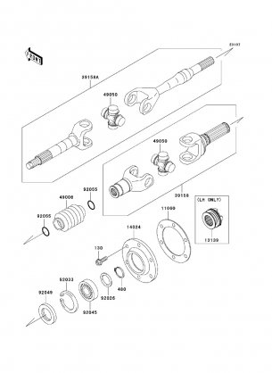 Drive Shaft-Rear