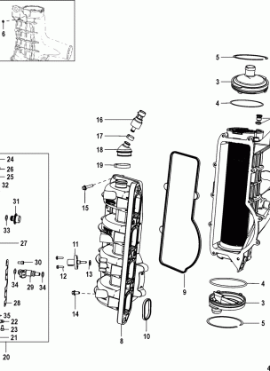 Charge Cooler / Intake Manifold(Gen II) End Cap Serviced