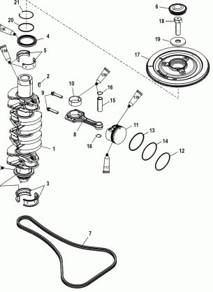 Crankshaft Pistons and Connecting Rods