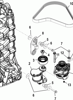 Alternator / Belt Tensioner Mounting