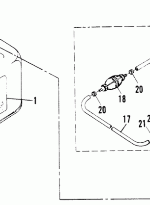 FUEL TANK AND FUEL LINE ASSEMBLY