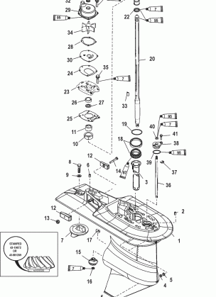 Gear Housing Drive-USA-0T627234 / BEL-0P215668 and Below