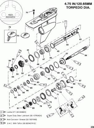 G. / HSG PROP-C / R-S / N-0G437999 & BELOW-1623-822442C2 CASTING