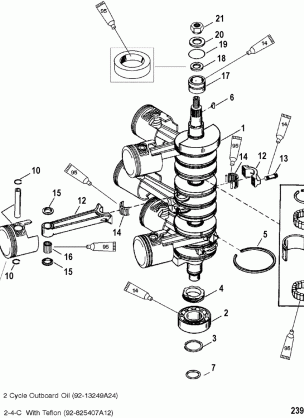 CRANKSHAFT PISTONS - AND CONNECTING RODS