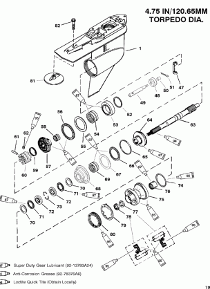 GEAR HSG(PROPSHAFT-C / R-S / N-0G960499 & BELOW)