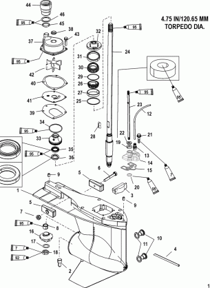 GEAR HOUSING(DRIVESHAFT)(STANDARD / COUNTER ROTATION)