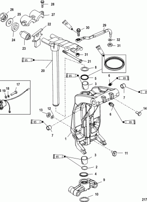 Swivel Bracket and Steering Arm