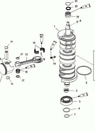 Crankshaft Piston and Connecting Rods