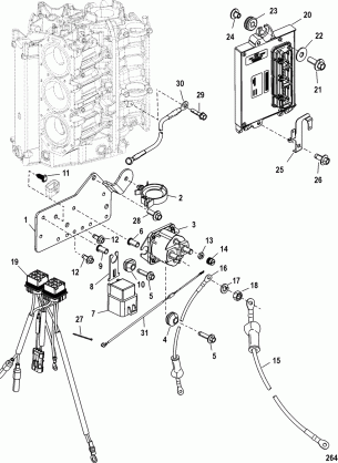 Solenoid Plate(Serial Number 0T980000 and Up)