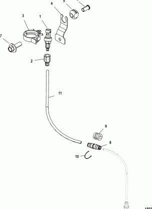 Speedometer Pickup(Serial Number 0T979999 and Below)