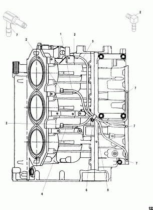 Starboard Center Main Oiling System