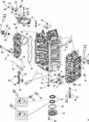 Cylinder Block and End Cap