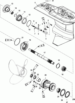 Gear Housing Propeller Shaft