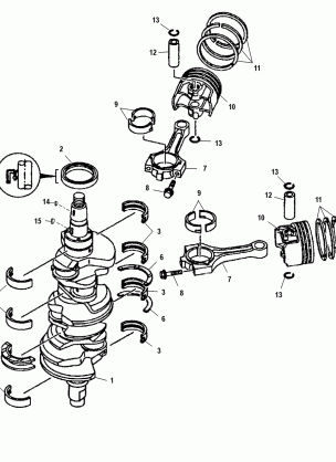 Crankshaft Pistons and Connecting Rods