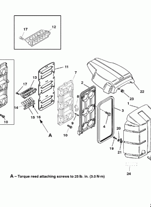 REED BLOCK / SOUND ATTENUATOR