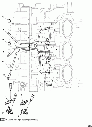 BLEED SYSTEM(PORT) (S / N-0G437999 & BELOW)