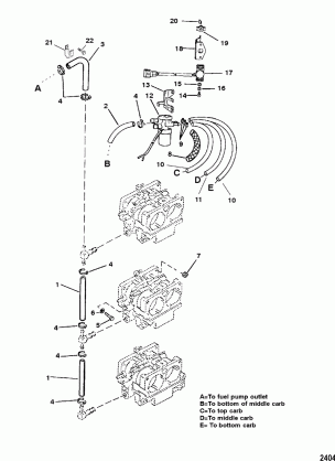 FUEL LINES(NON OIL INJECTION)