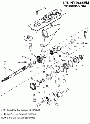 GEAR HSG(PROP SHAFT-STD-S / N-0G960499 & BELOW)