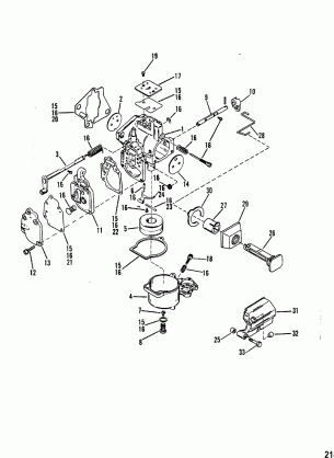 Carburetor(SeaPro / Marathon 25 /  Super15)