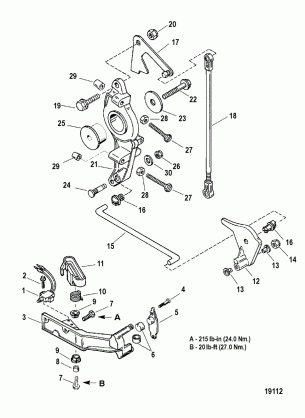 Anchor Bracket / Throttle Linkage