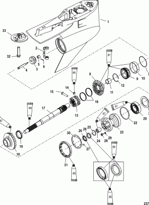 Gear Housing Propeller Shaft - Torque Master