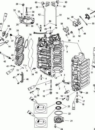 Cylinder Block and End Cap