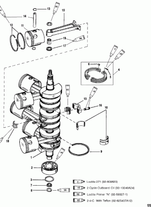 Crankshaft Pistons And Connecting Rods