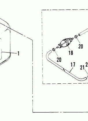 FUEL TANK AND FUEL LINE ASSEMBLY