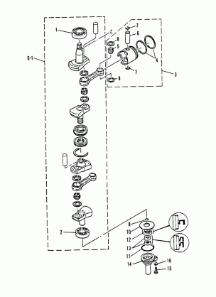 CRANKSHAFT AND PISTON