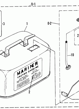 FUEL TANK ASSEMBLY (NOT ORIGINAL EQUIPMENT TANK) (SEE NOTE)