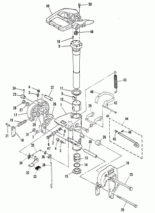 CLAMP AND SWIVEL BRACKET / REVERSE LOCK