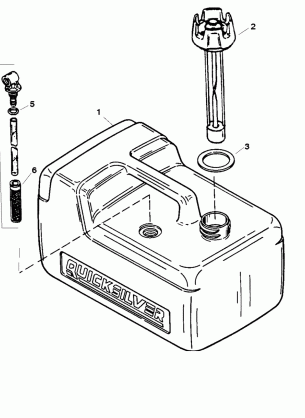 Tank Assembly Fuel - Plastic - 3.2 Gallon