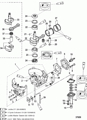 CYLINDER BLOCK / CRANKSHAFT / PISTON